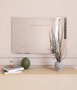 Hanah Home Espejo Tocador Vestidor Blanco MDF 50x75 cm
